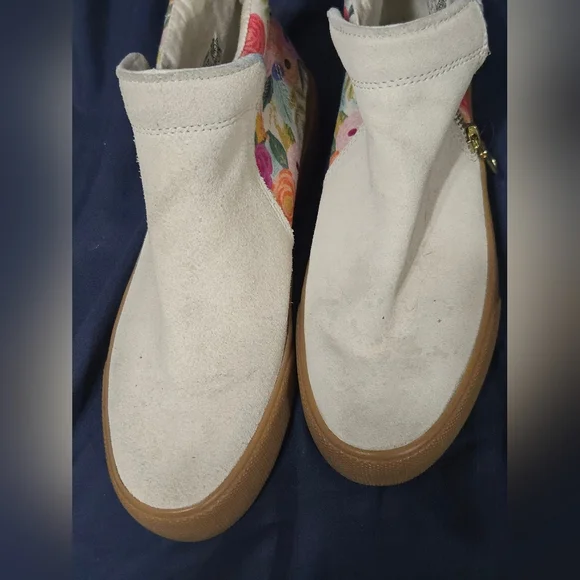 Keds x Rifle Paper Cooper Garden Party Sneaker in Tan - Size 6 - Picture 11 of 12